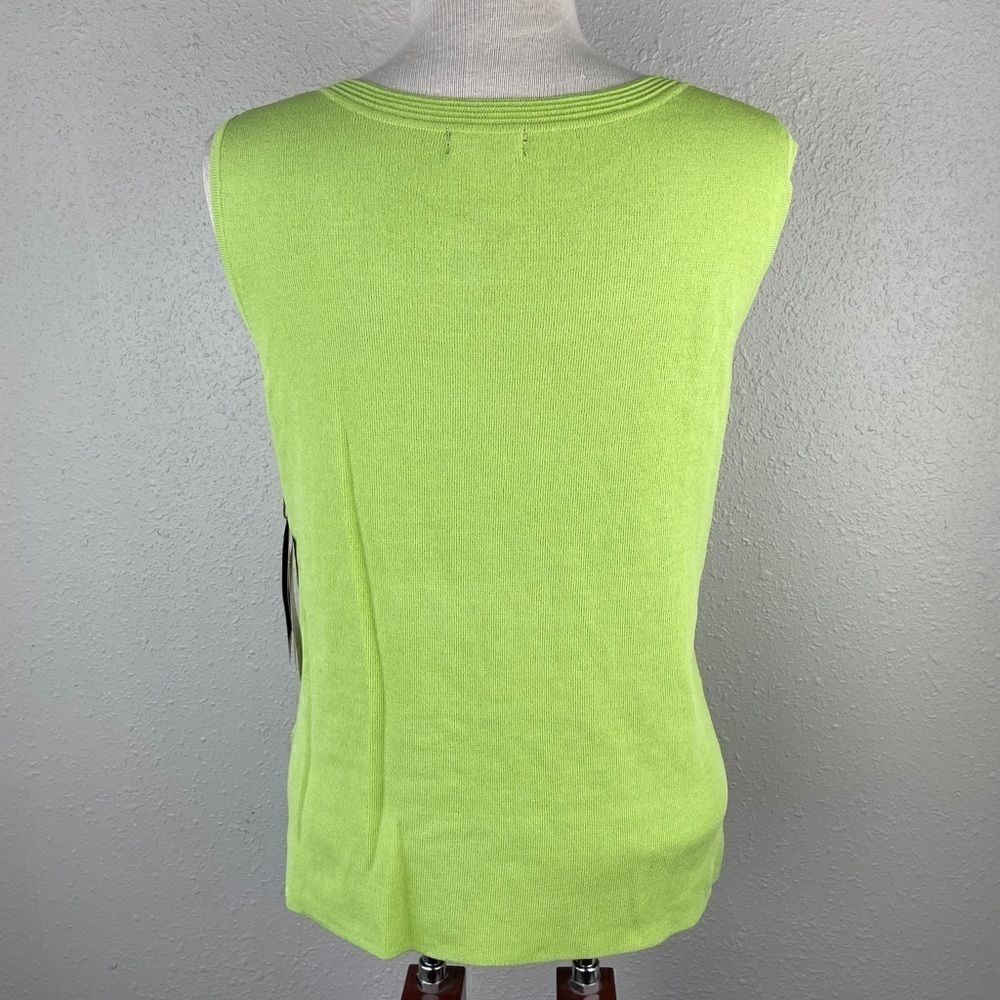 NWT Multiples Green Tank Top Size M - Picture 5 of 8